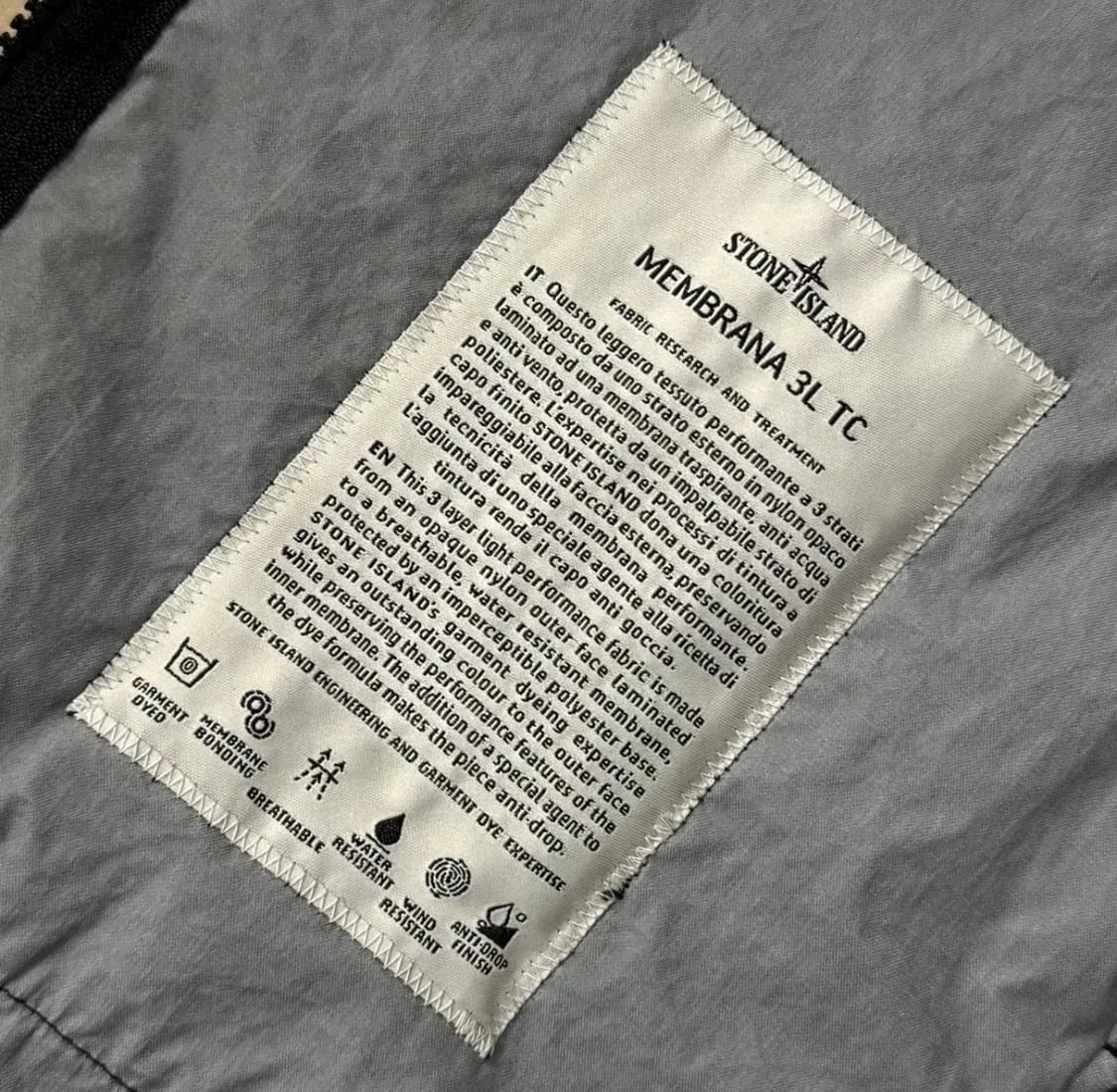 [M/당일출고]스톤아일랜드 멤브라나 3L TC 바람막이 상품이미지8