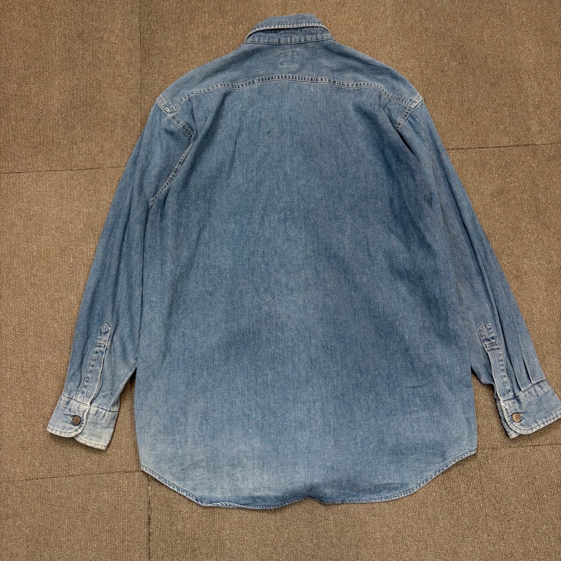 wrangler 랭글러 빈티지 데님 셔츠  m  상품이미지6