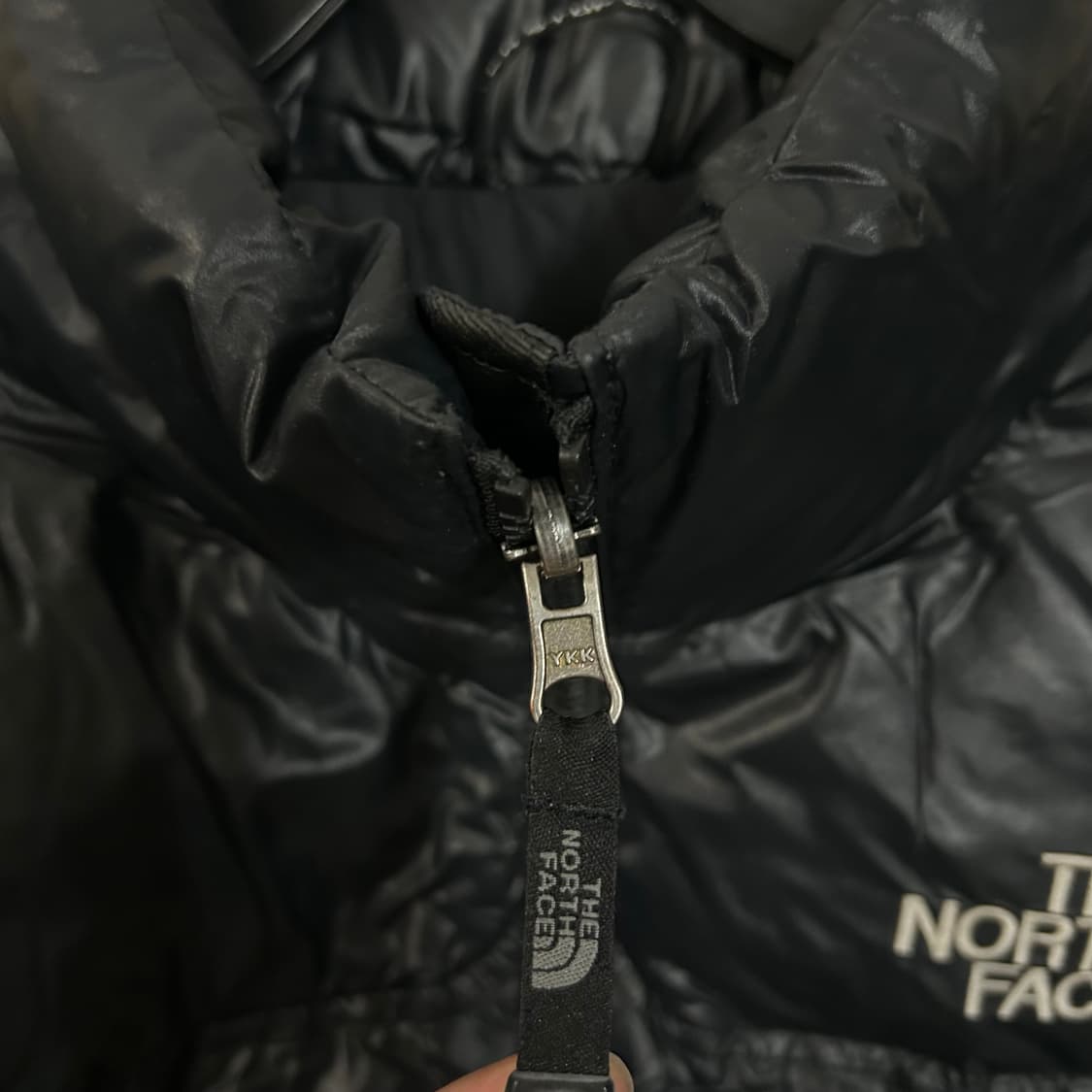  (90) 구 노스페이스 눕시 700 패딩 유광 블랙 상품이미지5