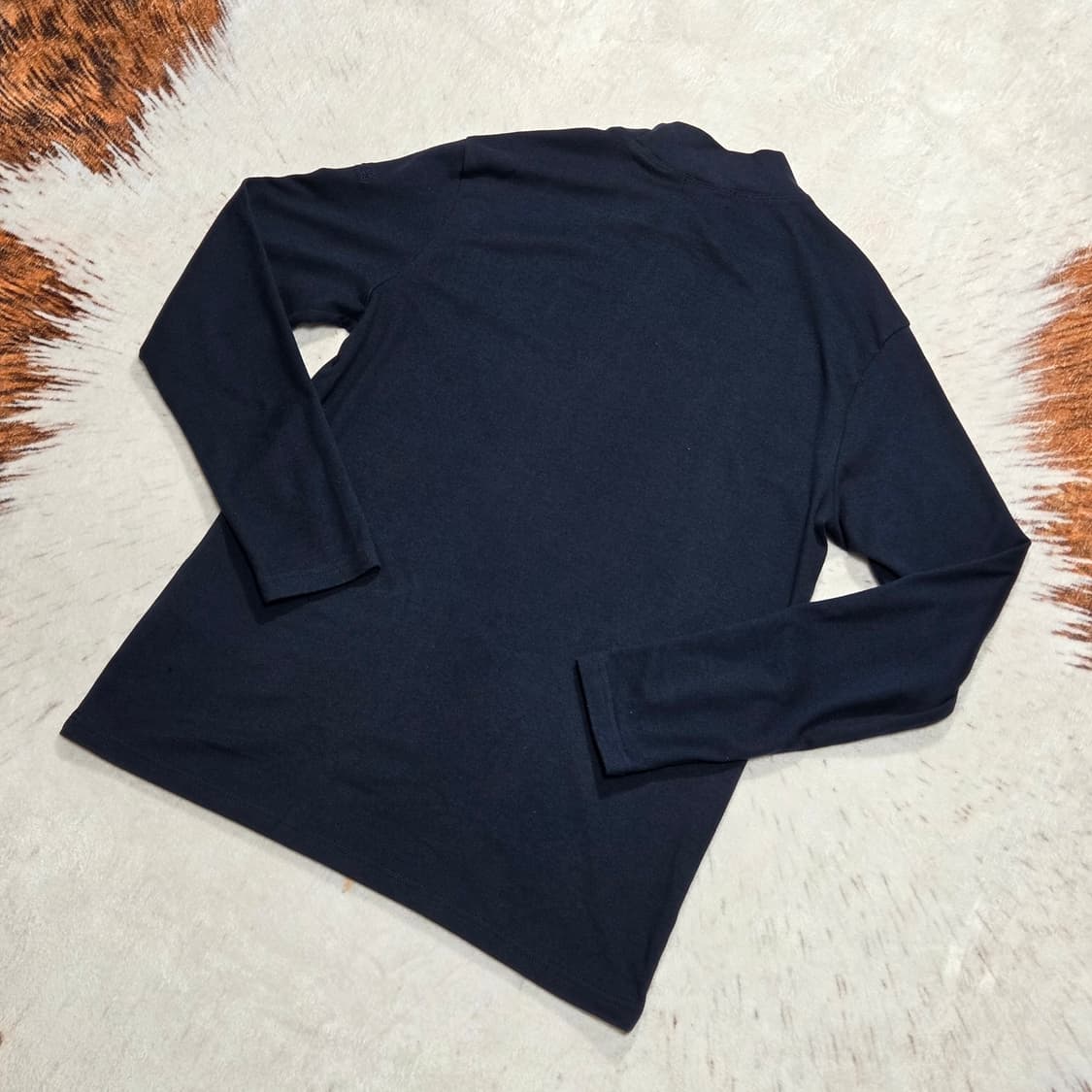 버버리힐스폴로클럽 네이비 반폴라 롱슬리브 상품이미지5