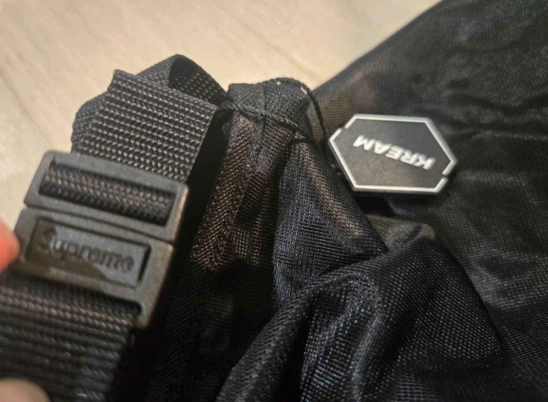 슈프림 메쉬 선쉴드 캠프캡 블랙 상품이미지2