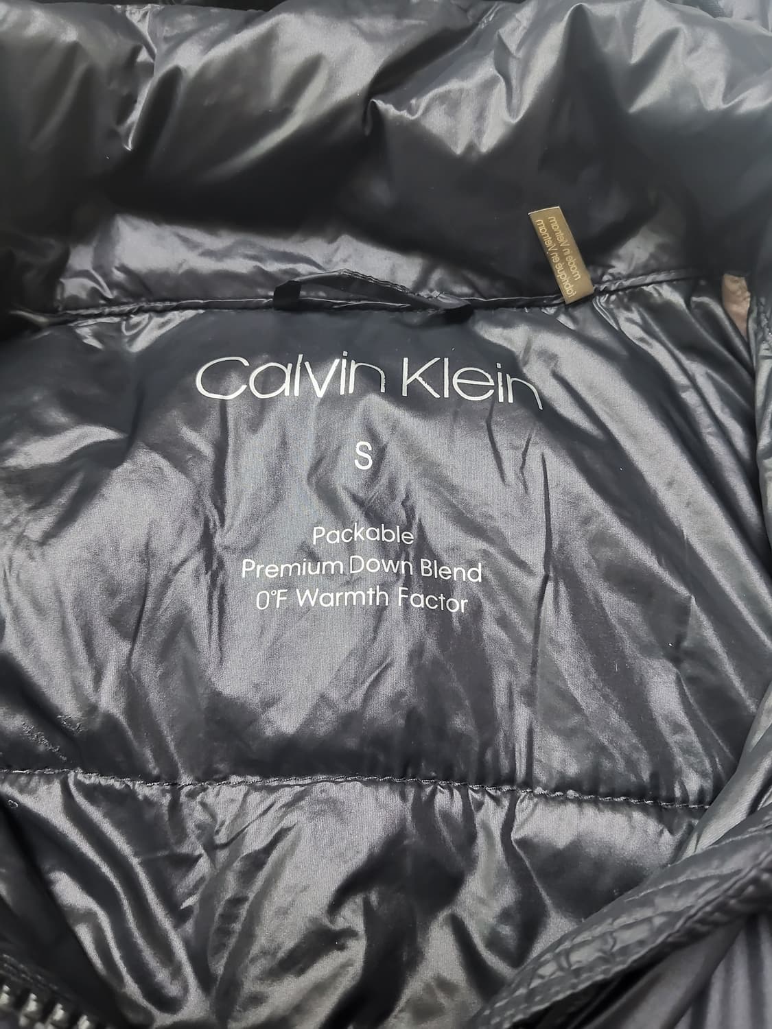CALVIN KLEIN 캘빈 클라인 빈티지 경량 패딩 자켓 상품이미지3