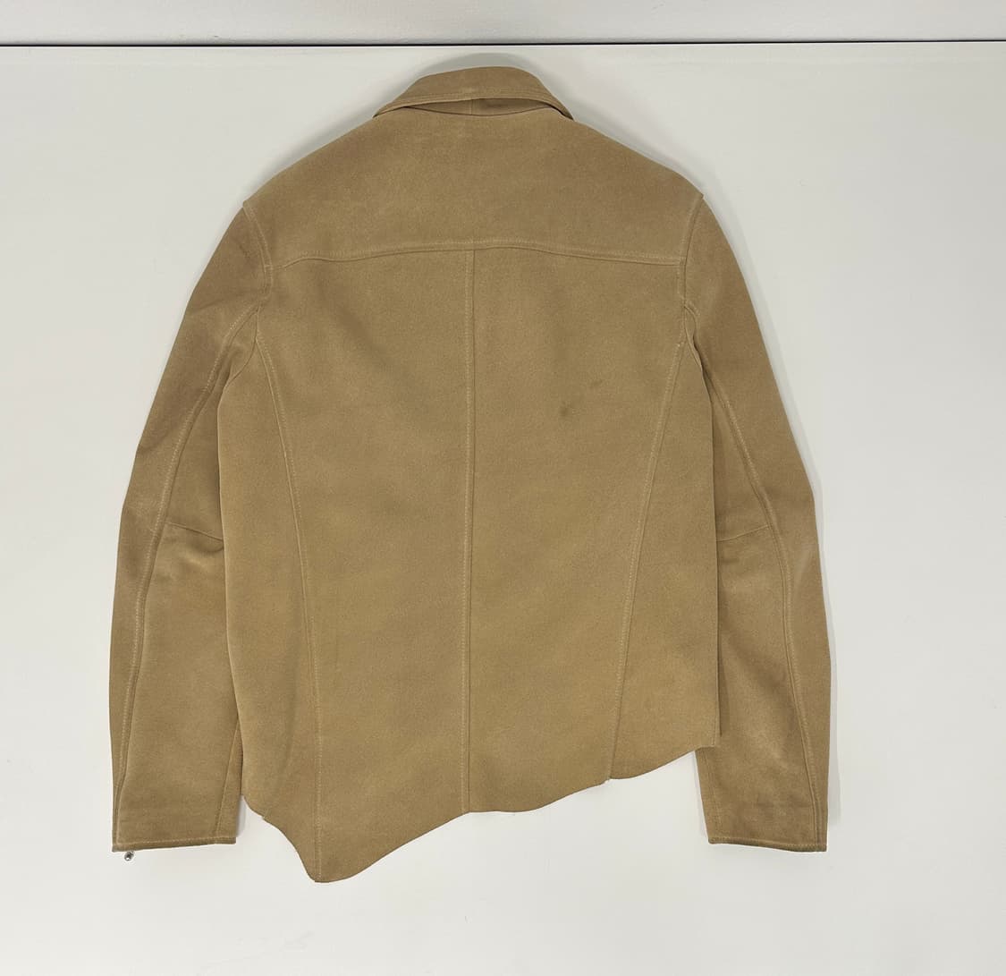 스웨이드 가죽 사선지퍼 가죽자켓 M 상품이미지5