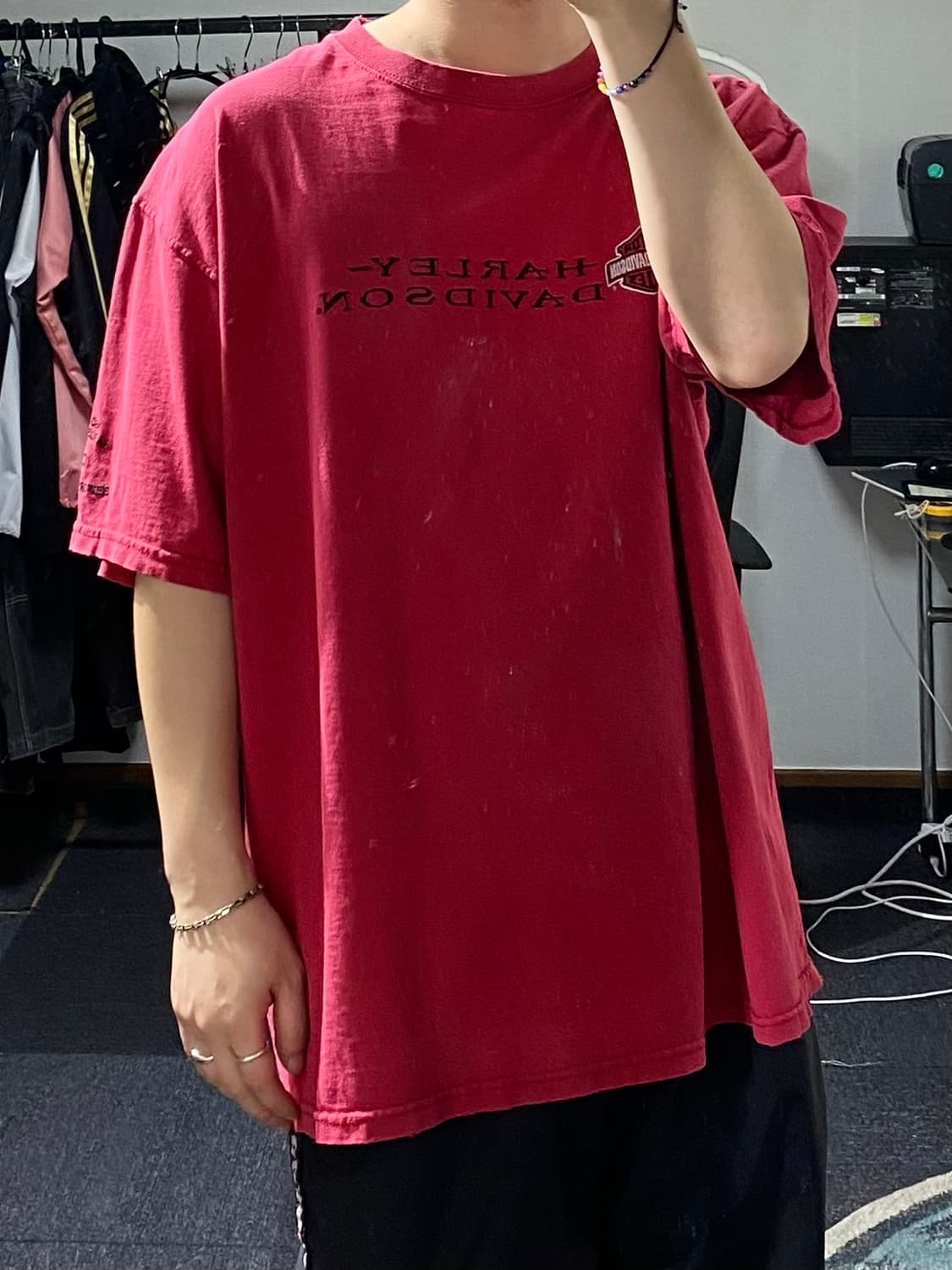 [XL] 90-00s 할리데이비슨 빈티지 반팔티 상품이미지10