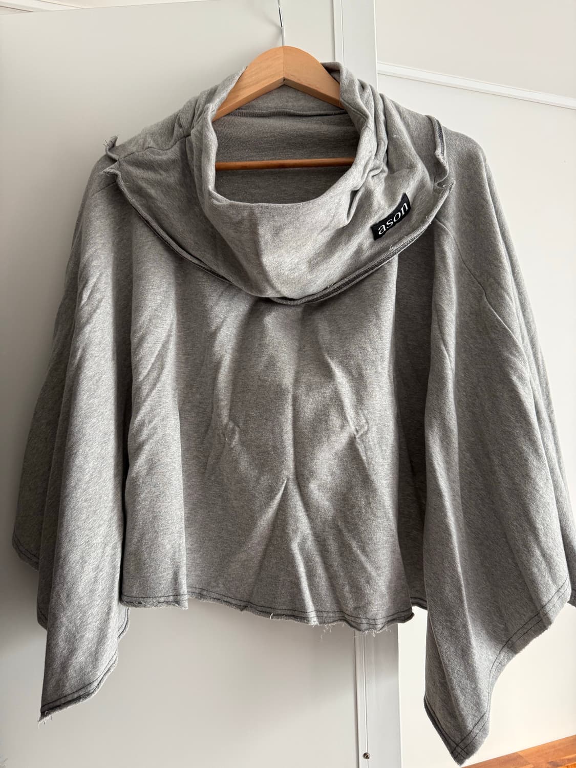 애즈온 그레이 스커트 LENA UNBALANCE SKIRT / GRAY 상품이미지3