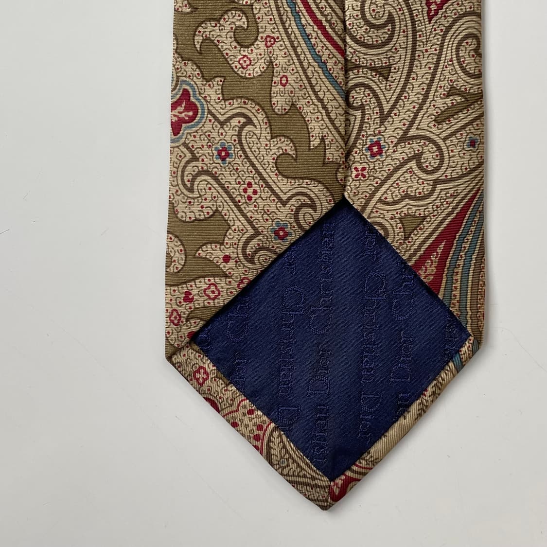 크리스찬 디올(Dior) 페이즐리 정품 명품넥타이 8.3cm 상품이미지6
