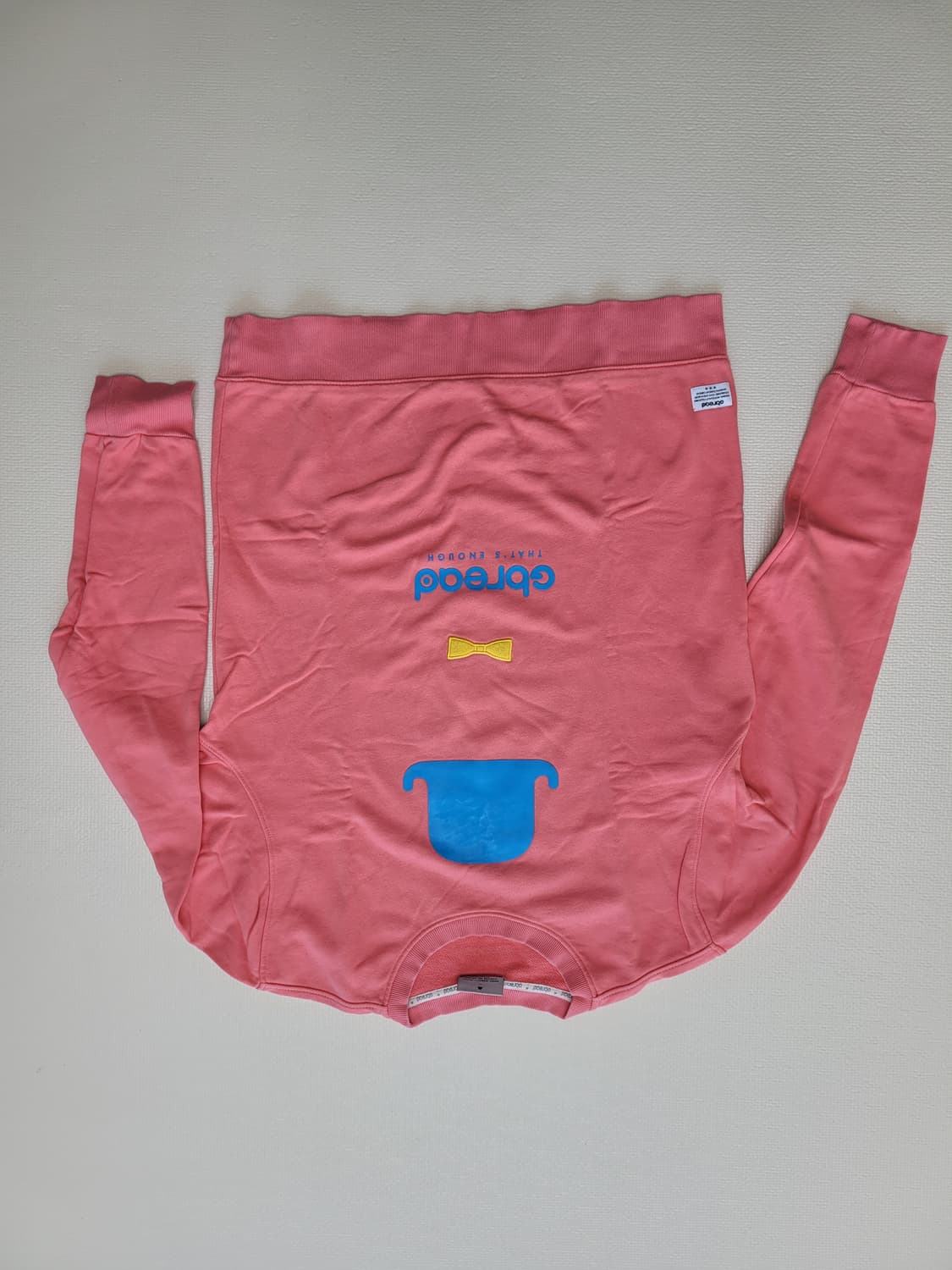 지브레드 Gbread 남자 맨투맨 XL 핑크 상품이미지1