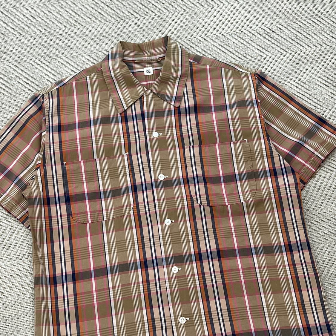 캡틴션샤인 체크 하프 셔츠 r3616  상품이미지3