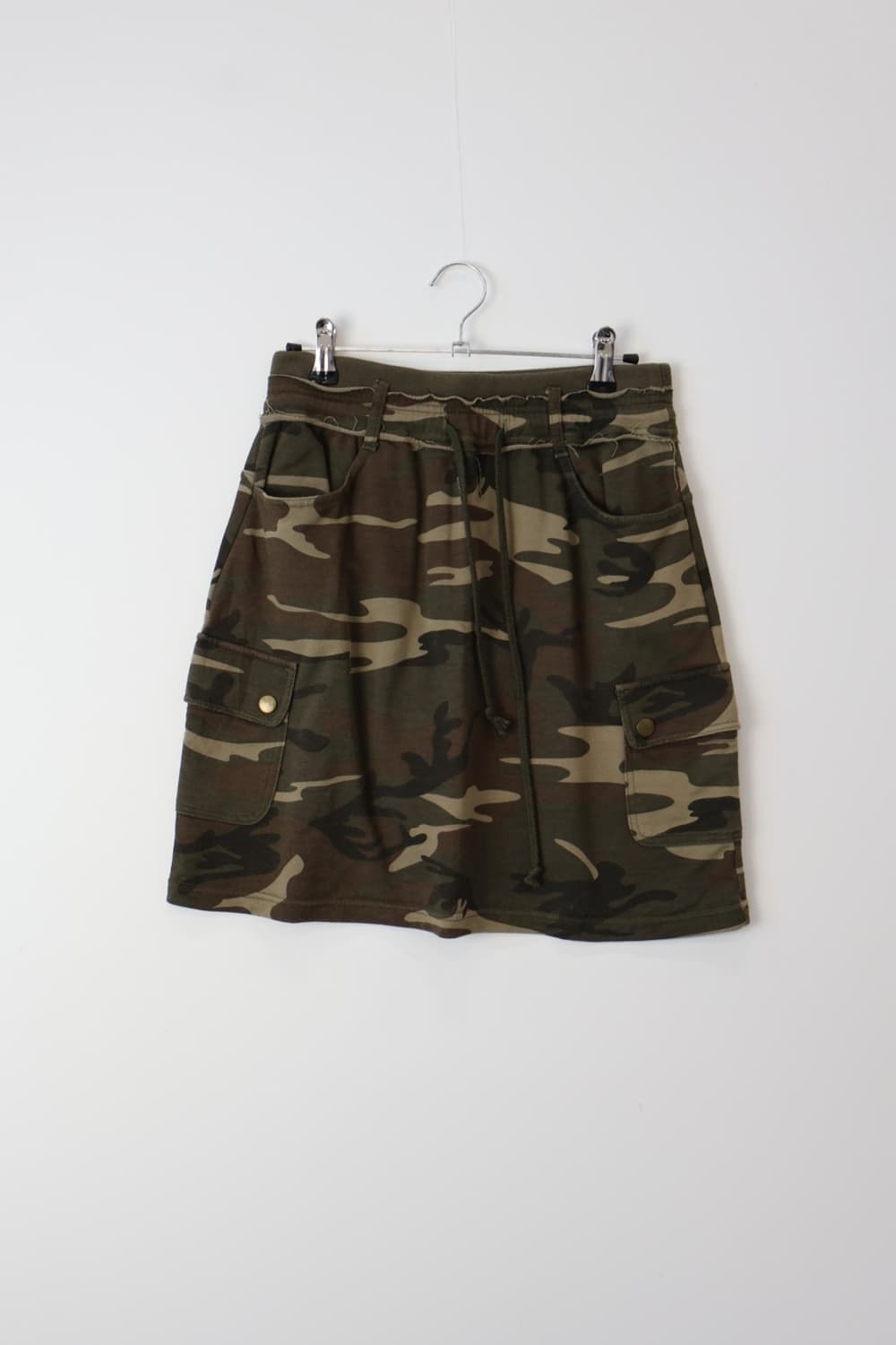 Jpn Camo Cargo Pocket A-Line Skirt 상품이미지4
