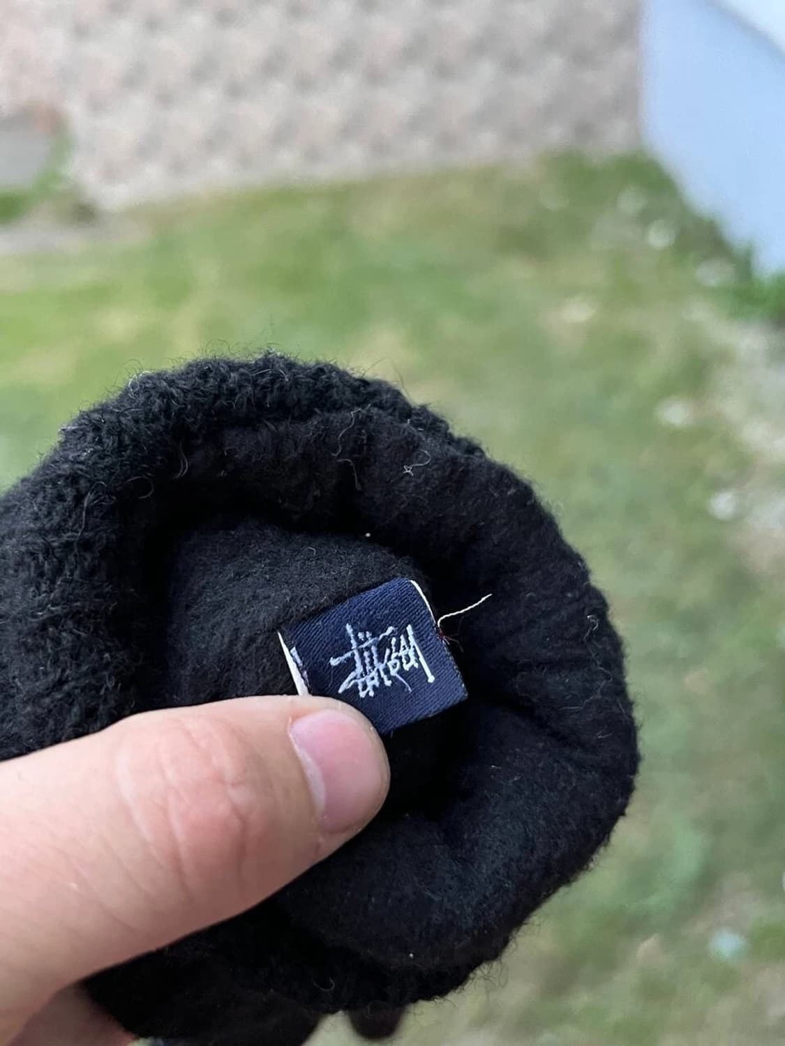  90s 스투시 가먼트코 오센틱 워크기어 니트 장갑 상품이미지4