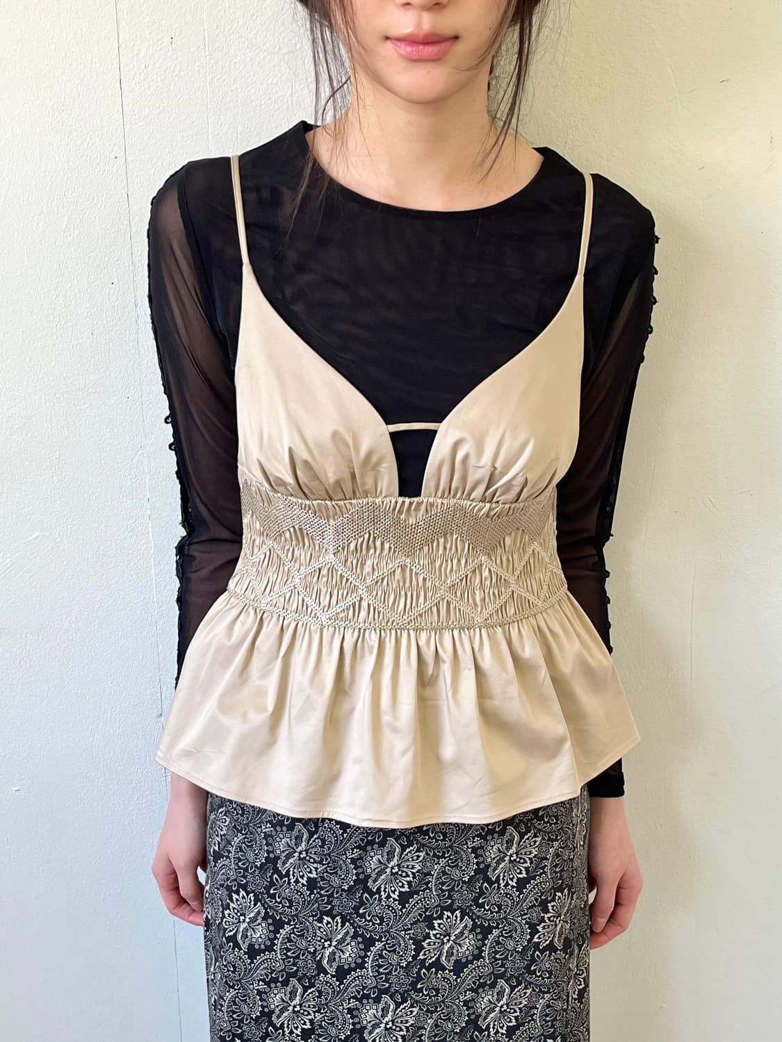 Mame Kurogouchi 브라 탑 상품이미지4