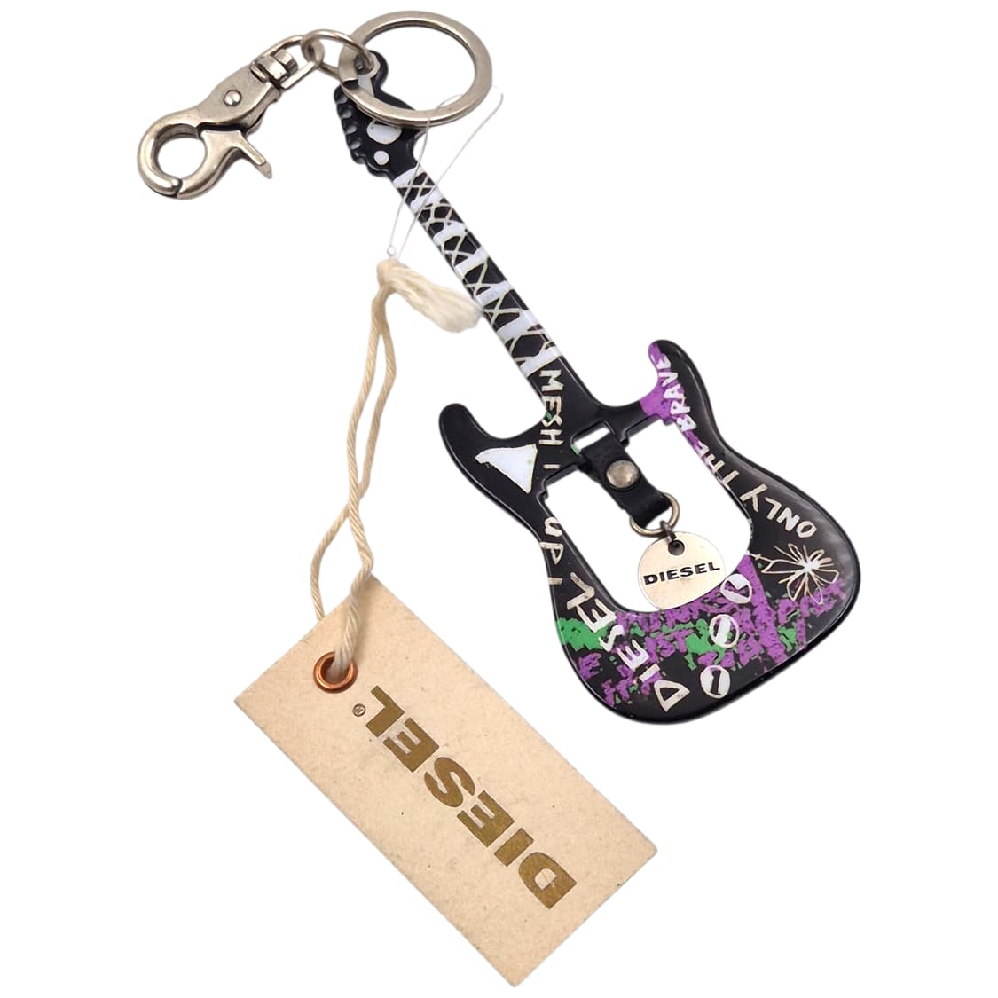 00s 디젤 레트로 그래피티 메탈 기타 빅 키링 상품이미지2