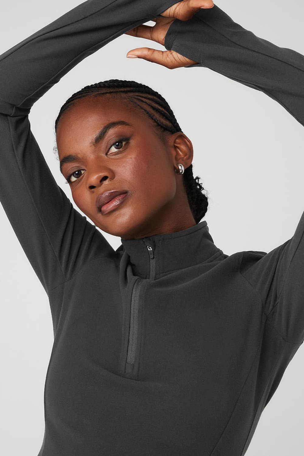 Alo Yoga 알로요가 그레이 집업 XS 상품이미지4