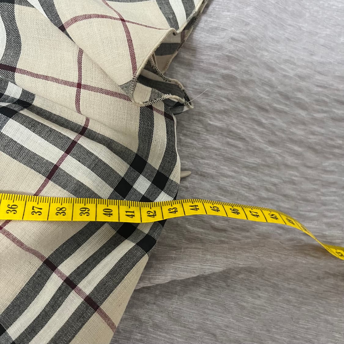 버버리 블루라벨 체크 원피스 36 상품이미지7