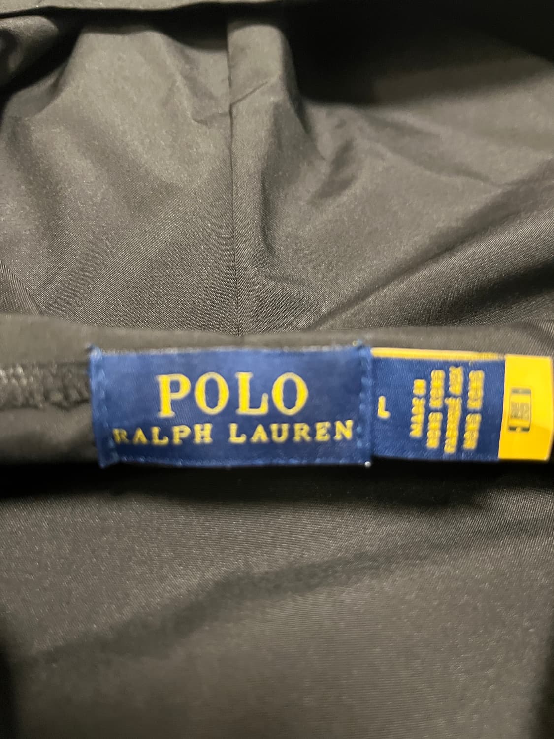 폴로 블랙 바람막이 L 상품이미지2