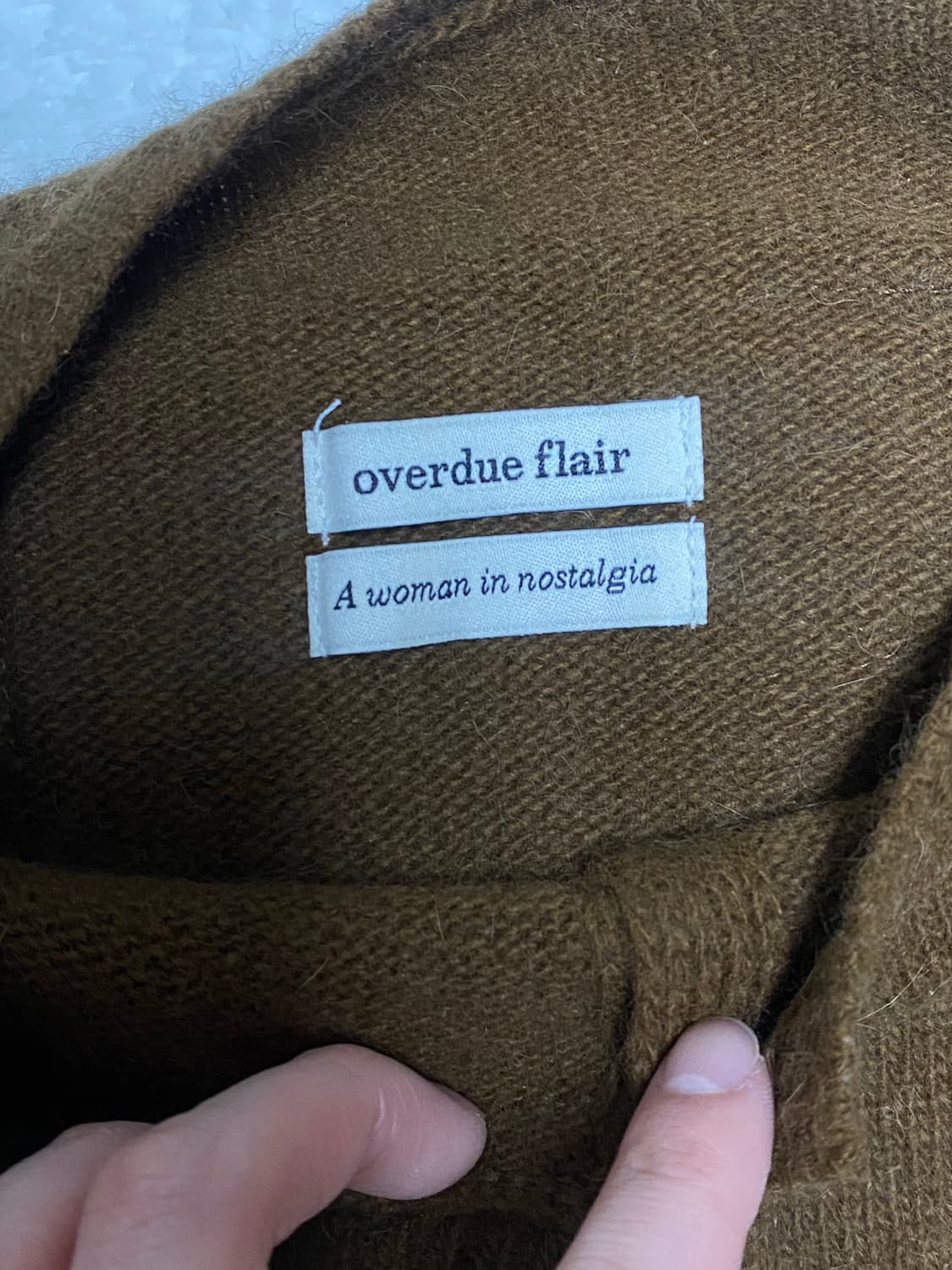 오버듀플레어 라쿤 미니 가디건 상품이미지7