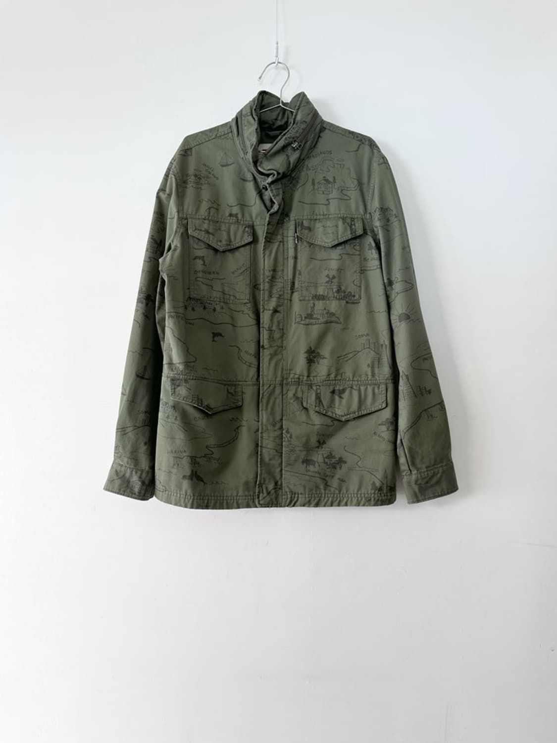 LEVI’S field print sapari jacket / khaki 상품이미지1