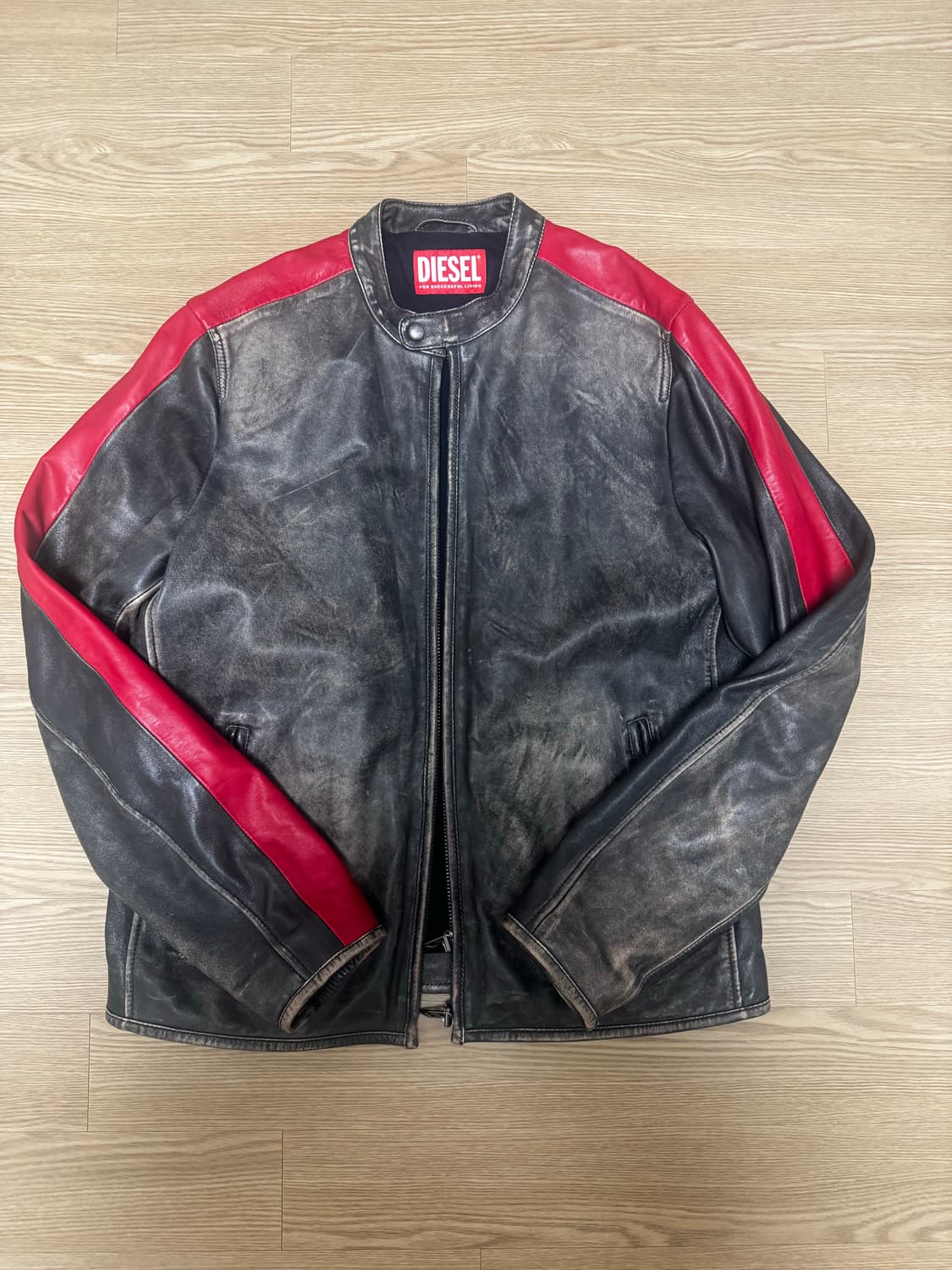디젤 L-RENN 가죽 라이더 자켓 50 팝니다 상품이미지1