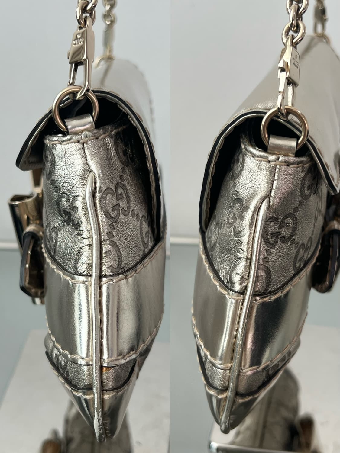 구찌 구찌시마 퀸 보우 체인 숄더백 Y2K 상품이미지6