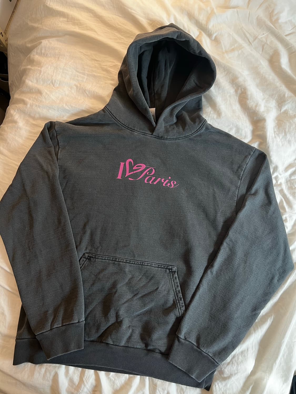 i <3 paris 빈티지 워시 후드티 L 상품이미지1