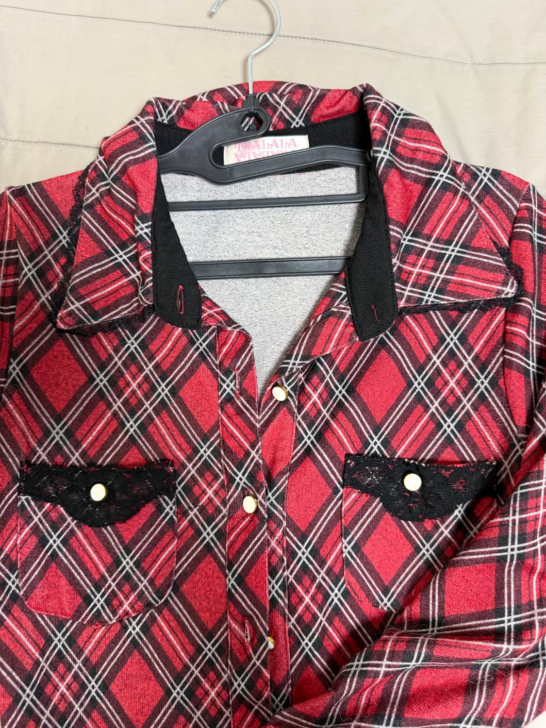 트랄라라 펑크 나나깔 나나 체크 원피스 상품이미지2