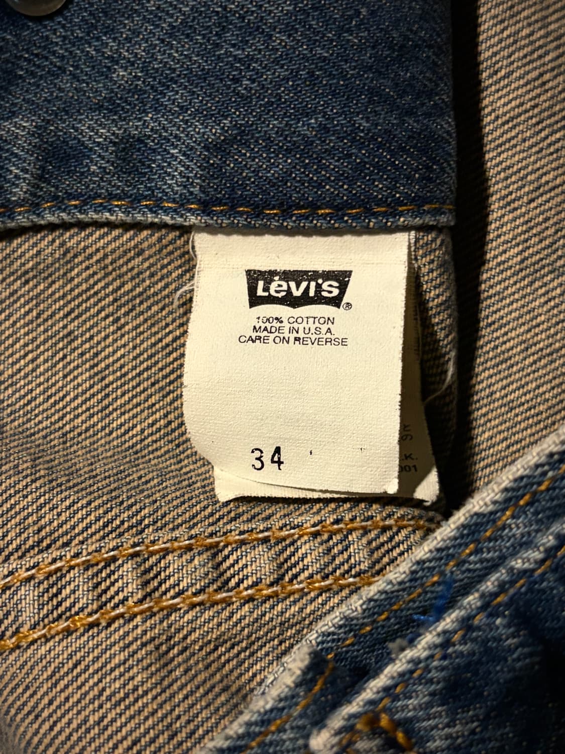 90s 리바이스 트러커 70505 34 USA🇺🇸 상품이미지6