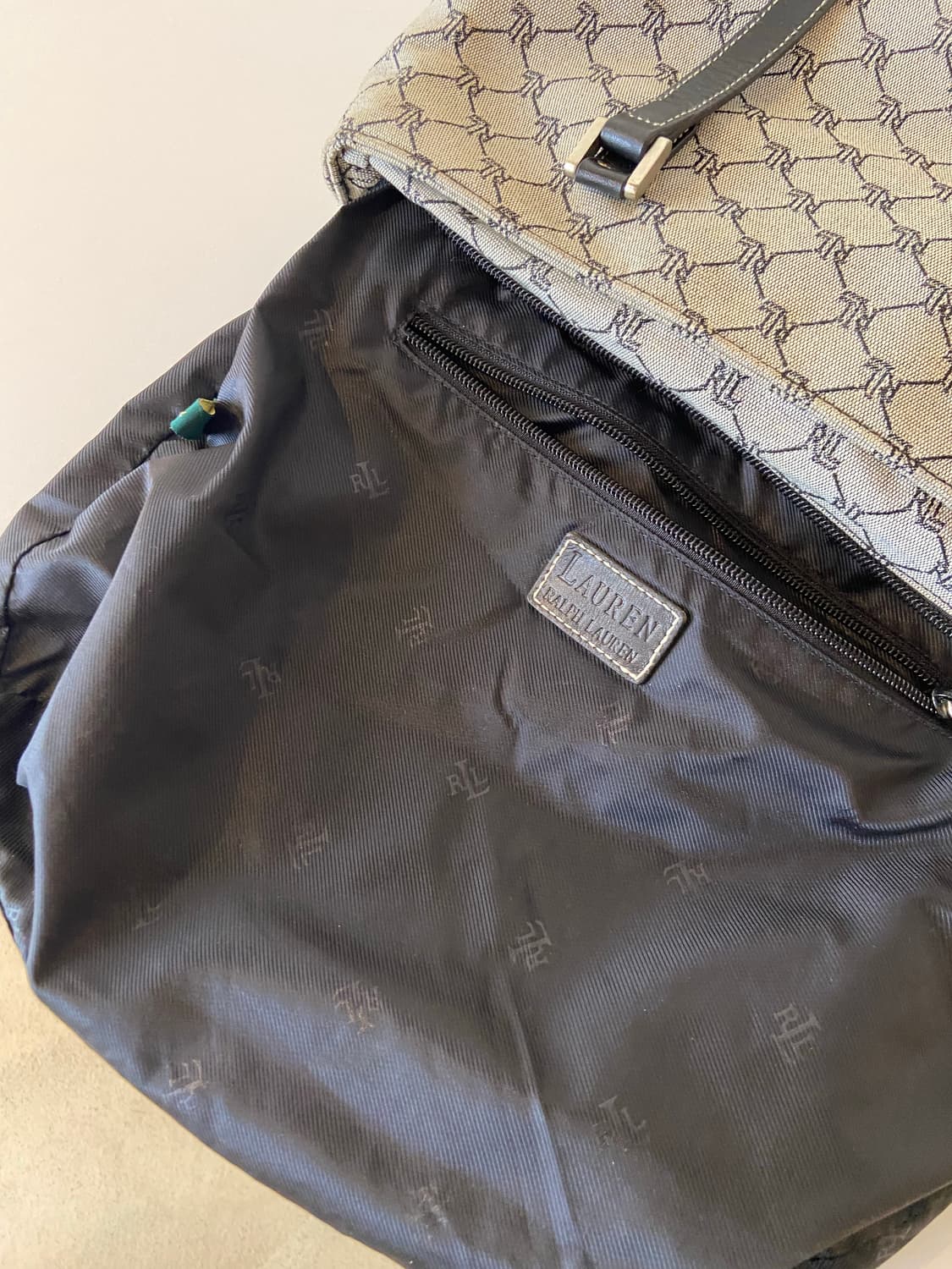 랄프로렌 모노그램 캔버스 토트백 상품이미지7