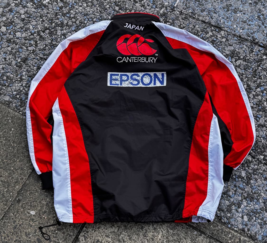 캔터베리 럭비 선수 지급용 오버핏 바람막이 자켓 상품이미지3