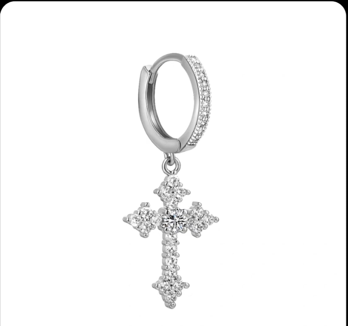 Oceanora 크로스 조절 가능 클립 귀걸이, 남녀 공용 피어싱 필요 상품이미지4