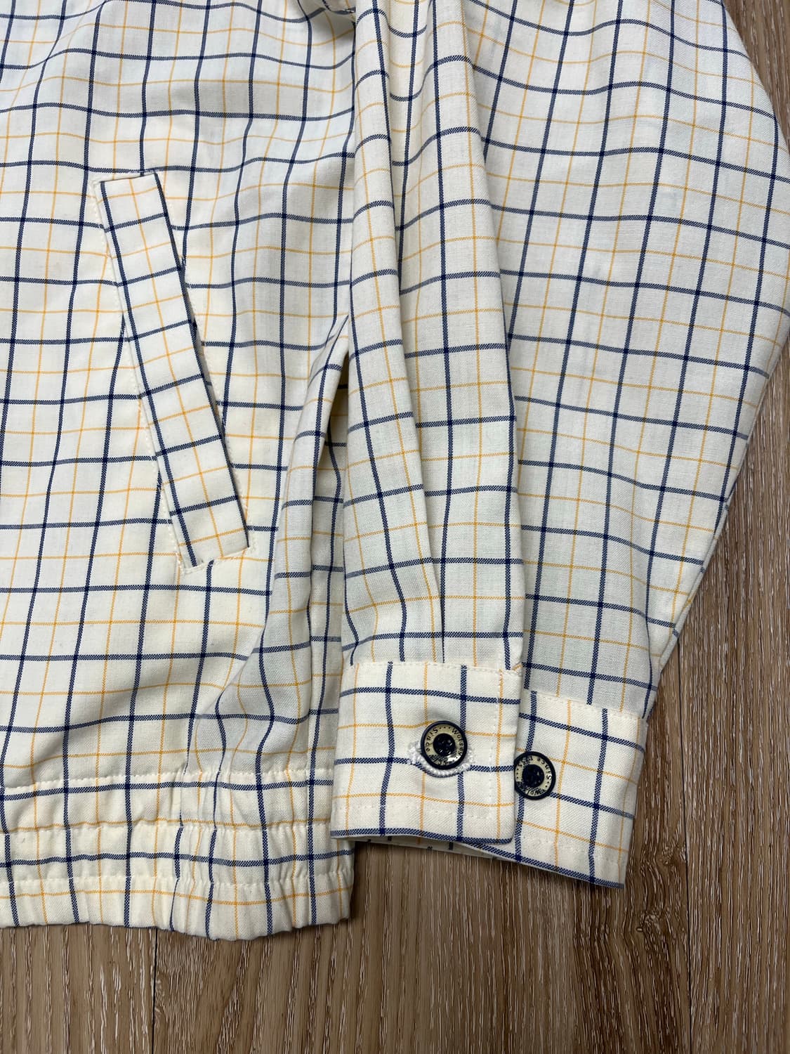 Wolsey 체크 블루종 자켓 상품이미지3