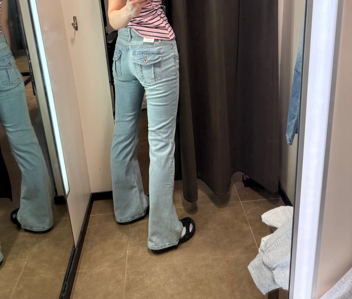 자라Zara TRF bootcut lowrise jeans 36사이즈 상품이미지1