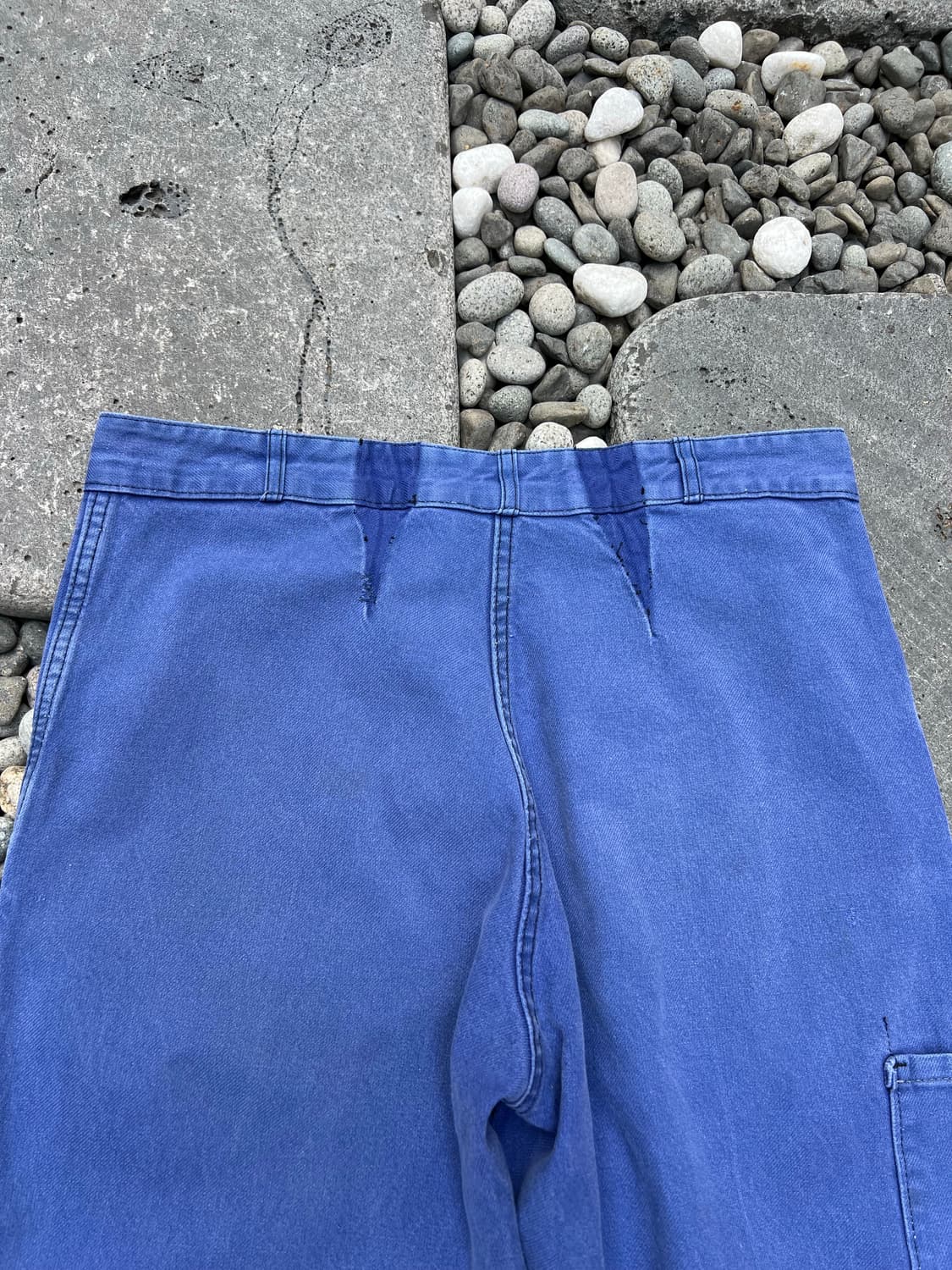 (32인치)OLD VINTAGE WASHING BLUE 프렌치워크팬츠 상품이미지8