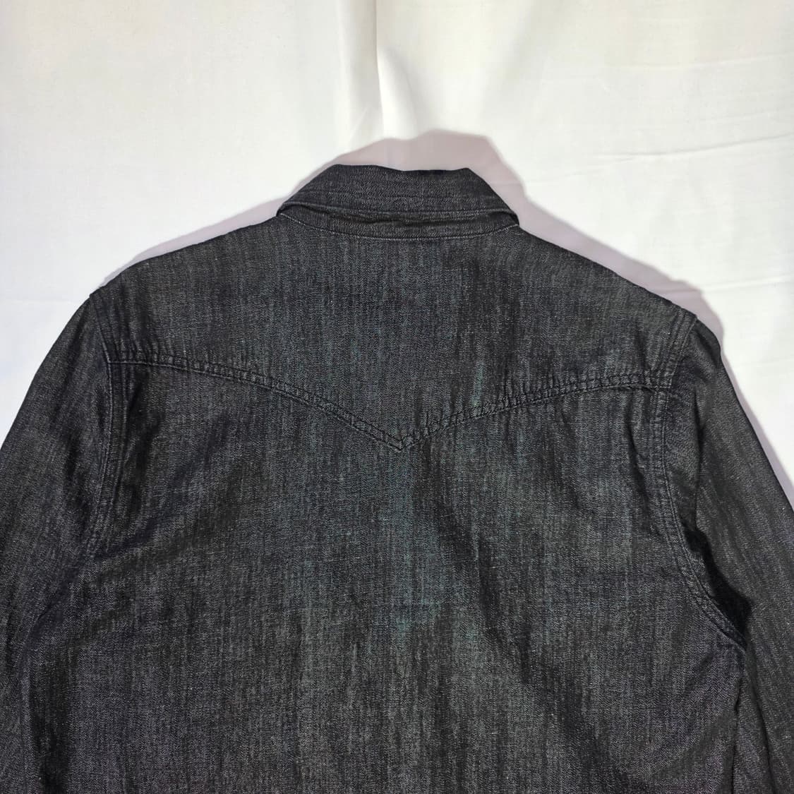 [00]카락터 KARACTER 웨스턴 린넨 데님 셔츠 상품이미지7