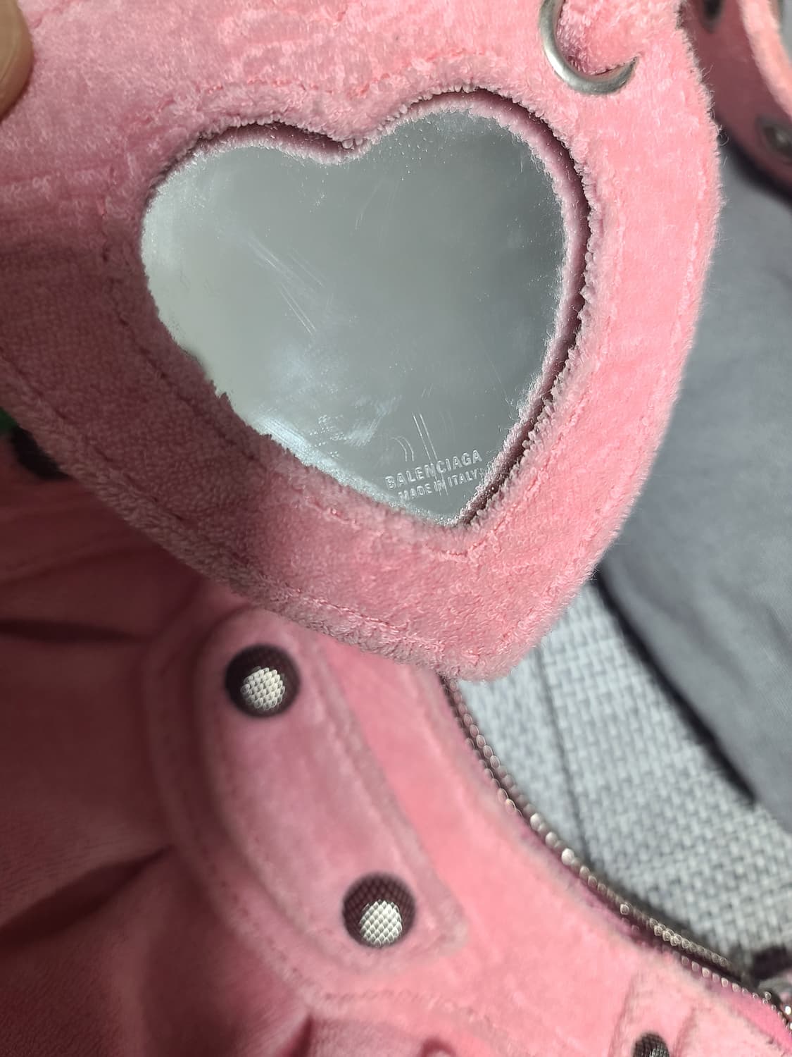 발렌시아가 르카골xs 숄더백 크로스백 핑크 테리 르카골 상품이미지3