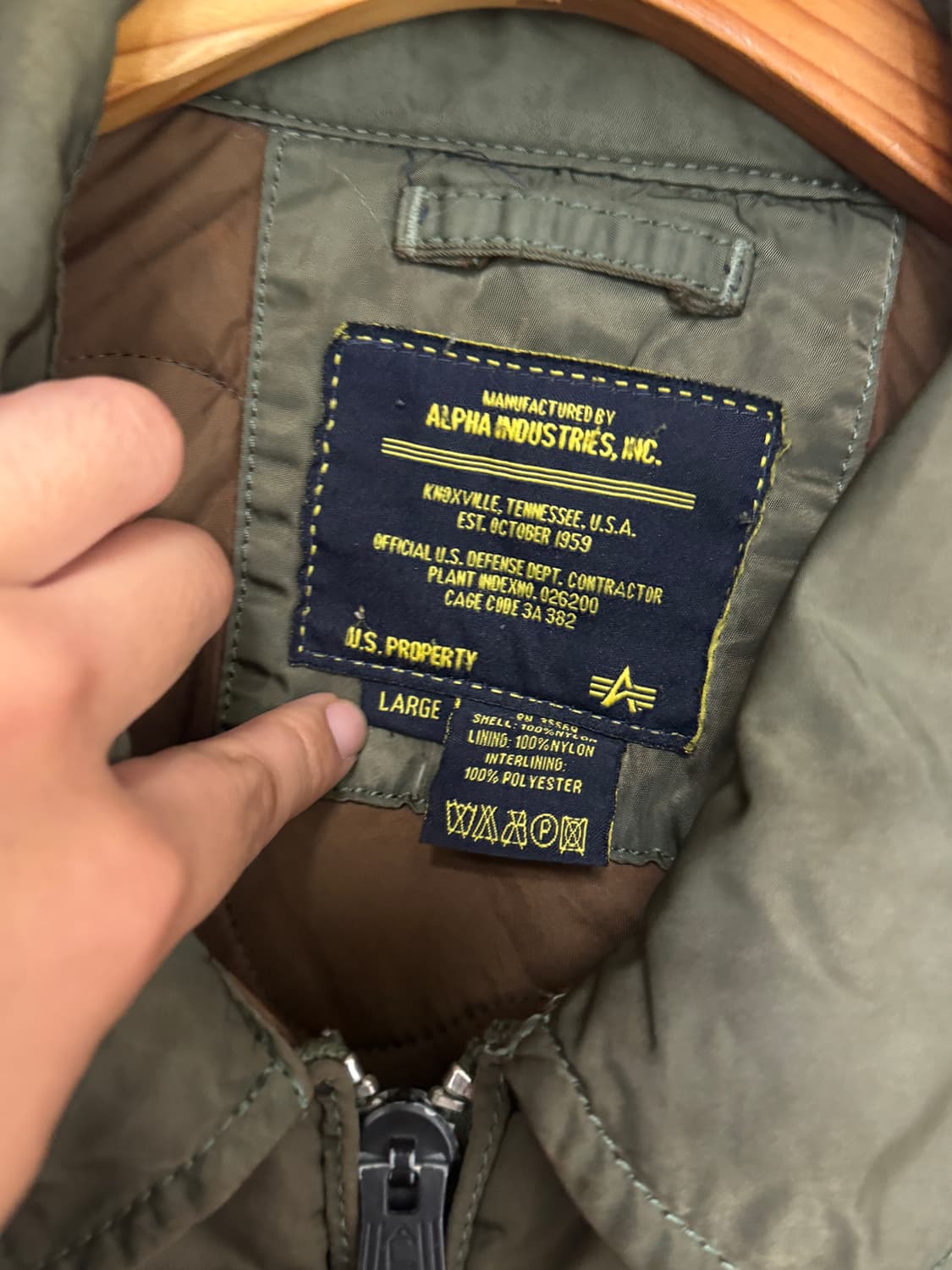 [Alpha Industries] CWU PILOT JAKET 상품이미지4