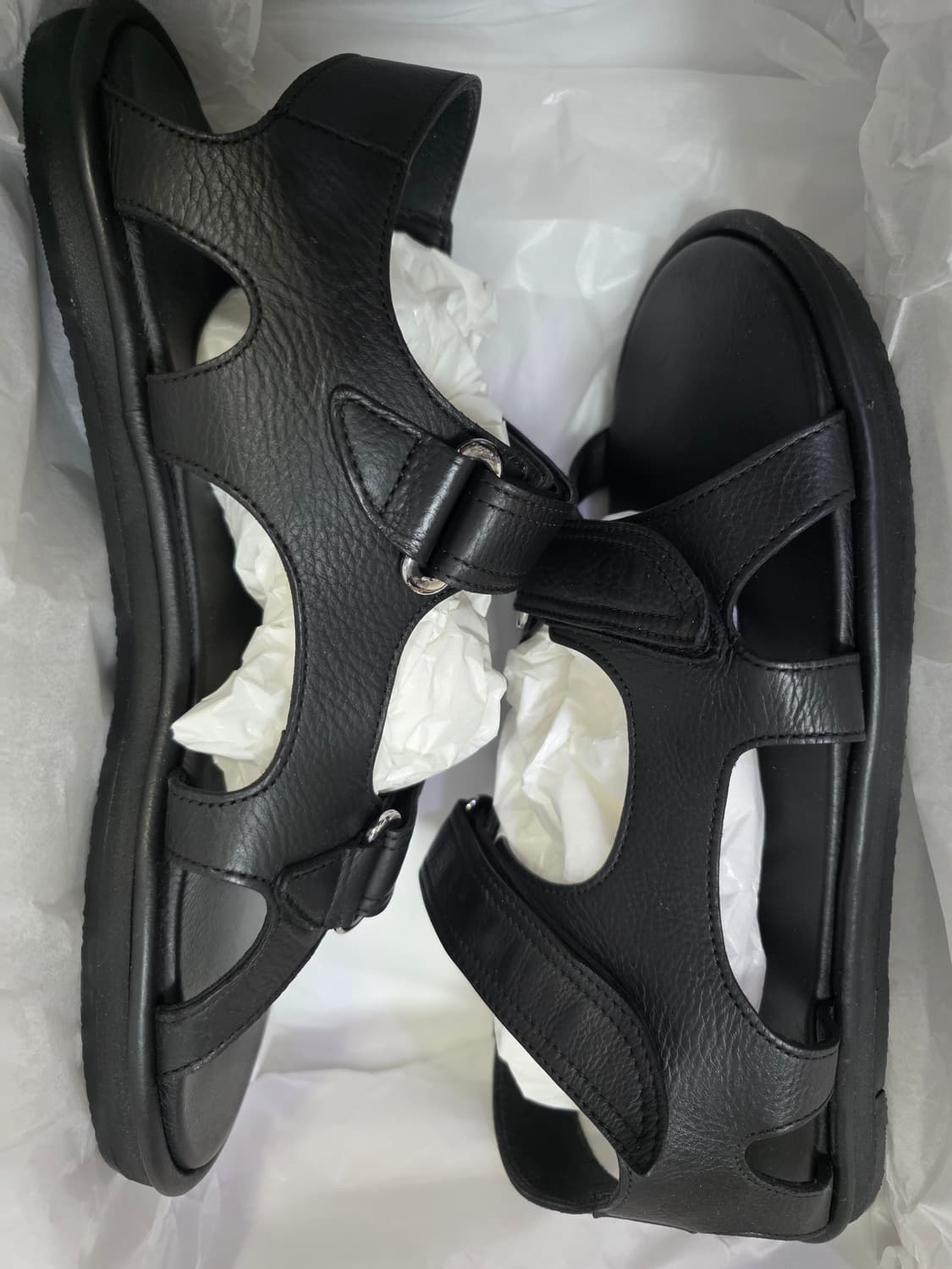 Auralee Soft Leather Double Strap Sandal 상품이미지4