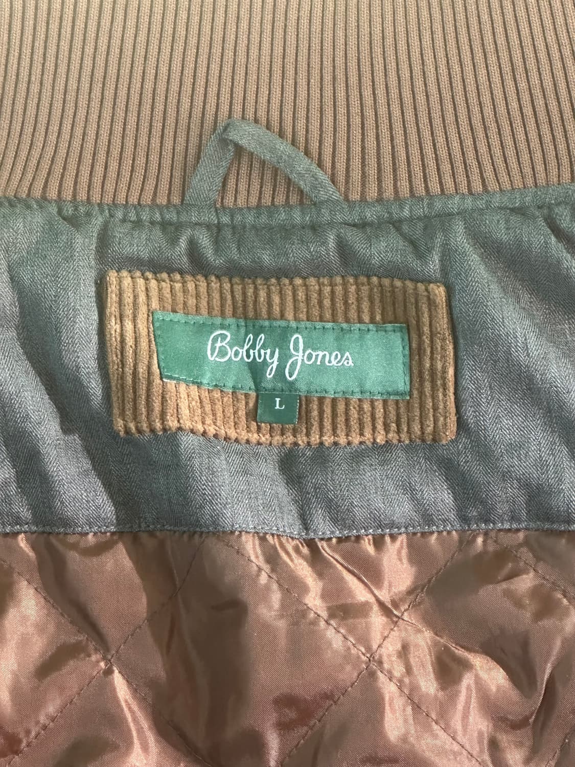 브라운 코듀로이 봄버 에비에이터 자켓(L) 상품이미지4