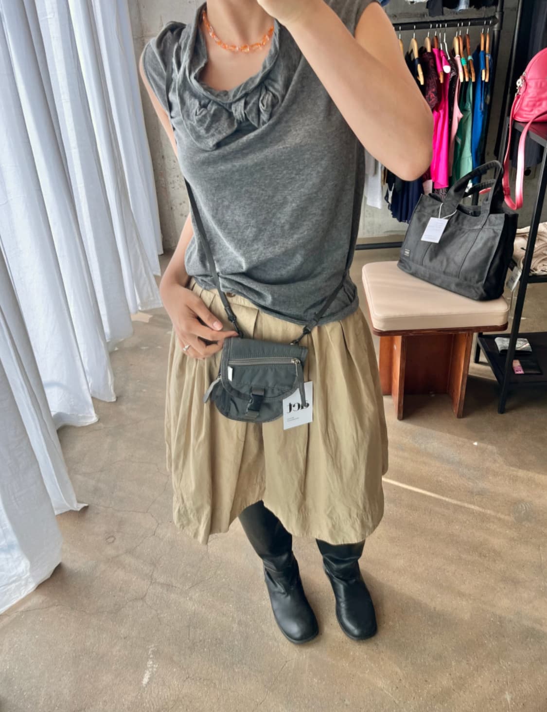 PORTER 포터 크로스바디 월렛백 그레이 상품이미지2