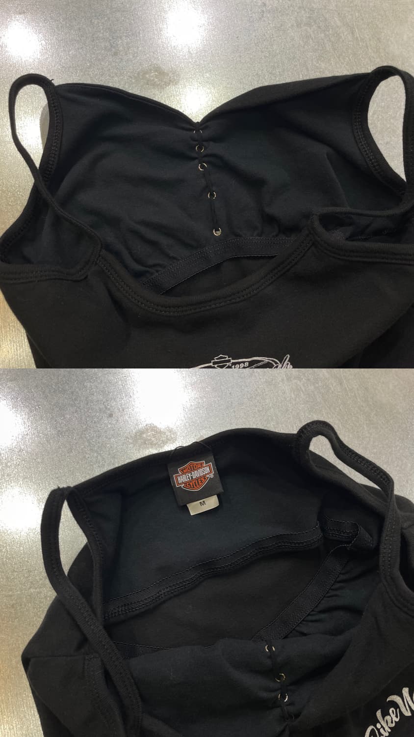 (M) USA Harley Davidson 할리 프린팅 슬리브리스 끈나시 상품이미지9