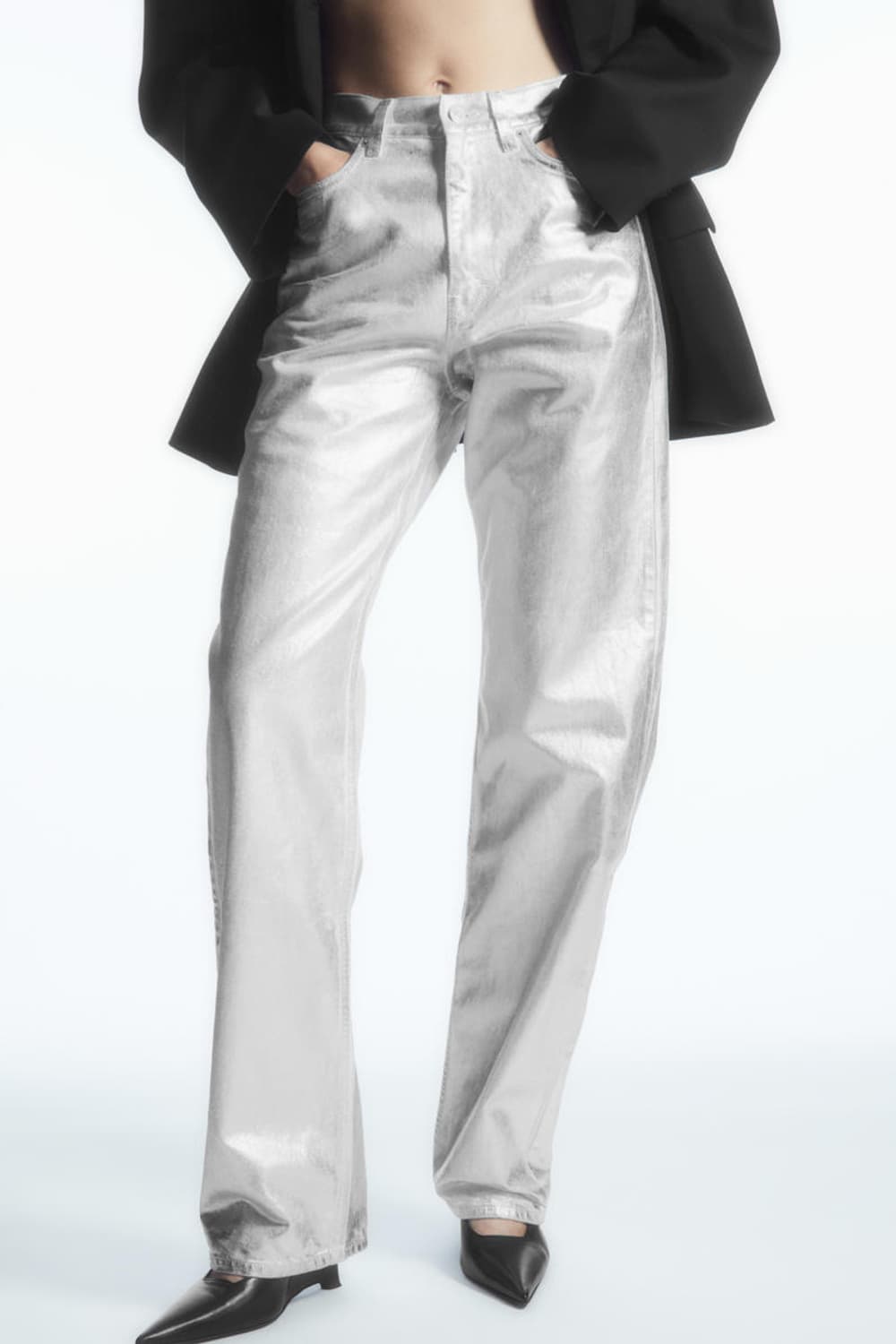 COS Column coated-denim jeans 상품이미지2