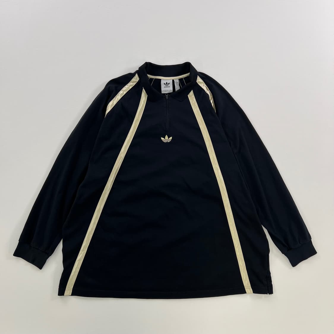 아디다스 럭비 폴로 쿼터집업 상품이미지1