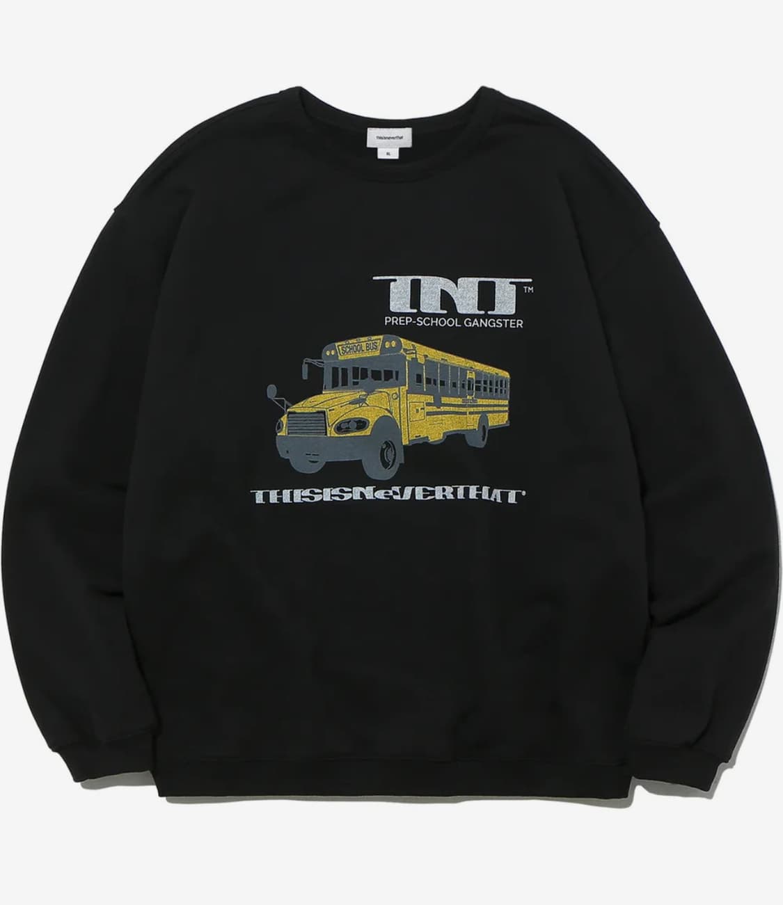 디스이즈네버댓 스쿨버스 맨투맨 s 상품이미지1