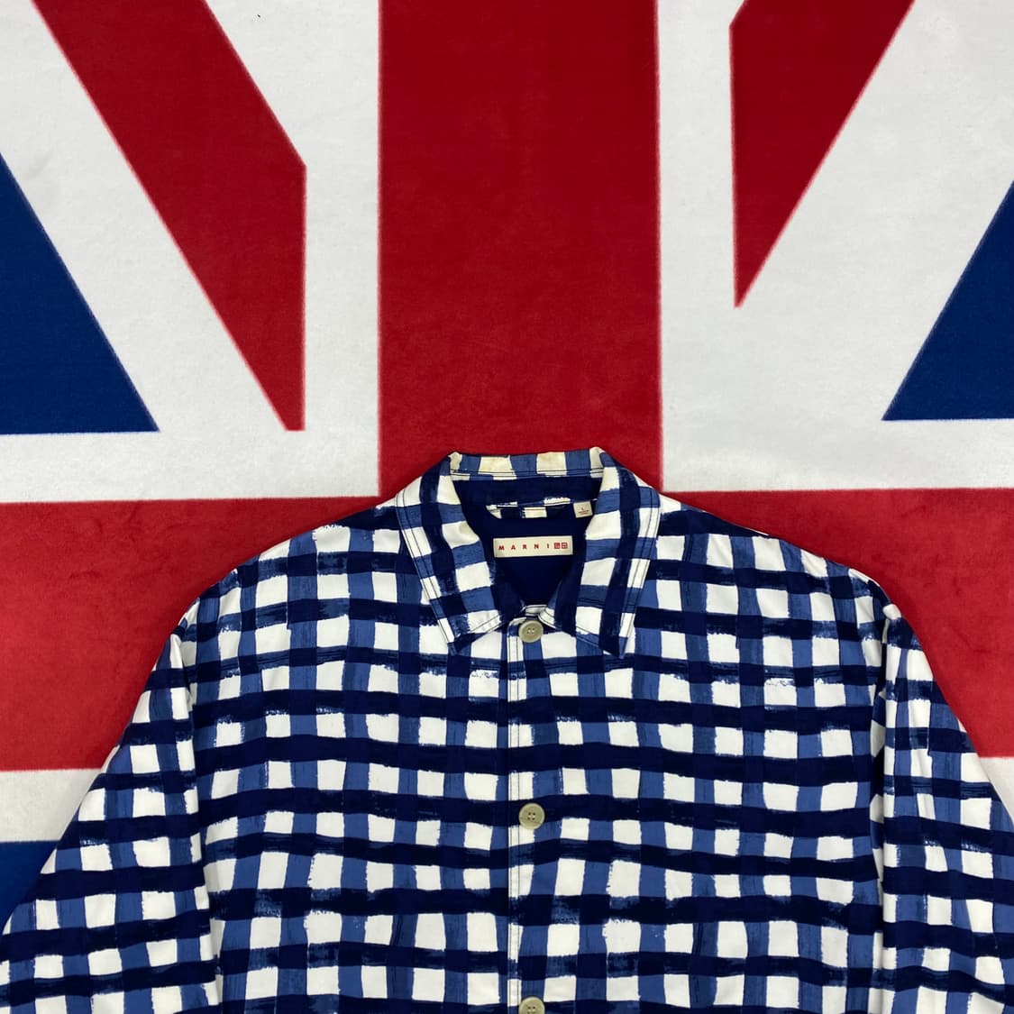 마르니 x 유니클로 오버사이즈 자켓 L 실측 XL 상품이미지3