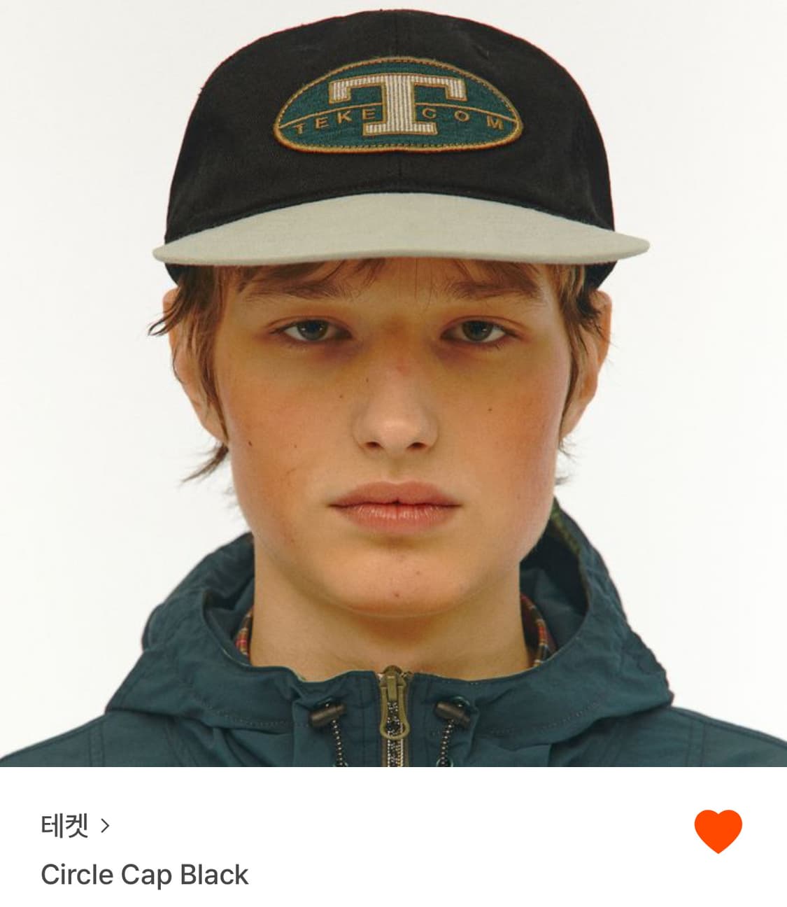 테켓 모자 볼캡 Circle Cap Black 상품이미지1