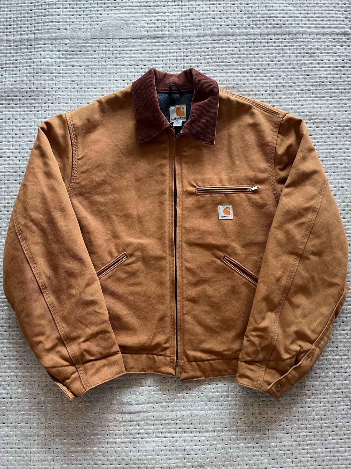 [L] 칼하트 디트로이트 자켓 브라운 j001 상품이미지1