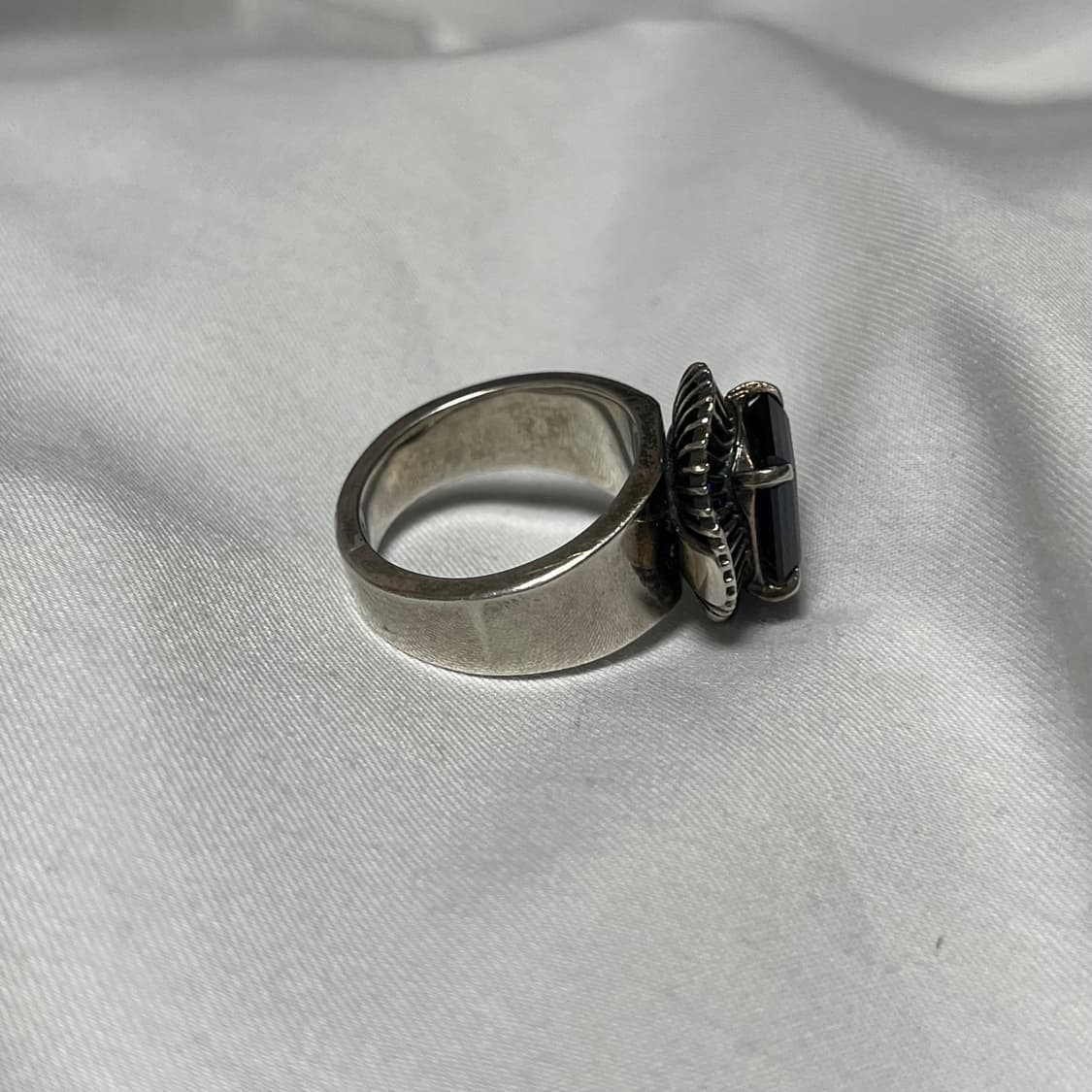 넘버나인x잼홈메이드 925 실버 블루스톤 링 상품이미지3