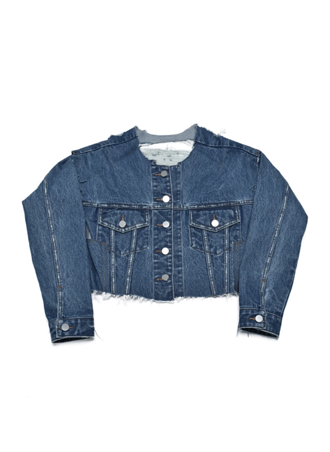 perverze 퍼버즈 소매 탈부착 데님자켓 상품이미지1