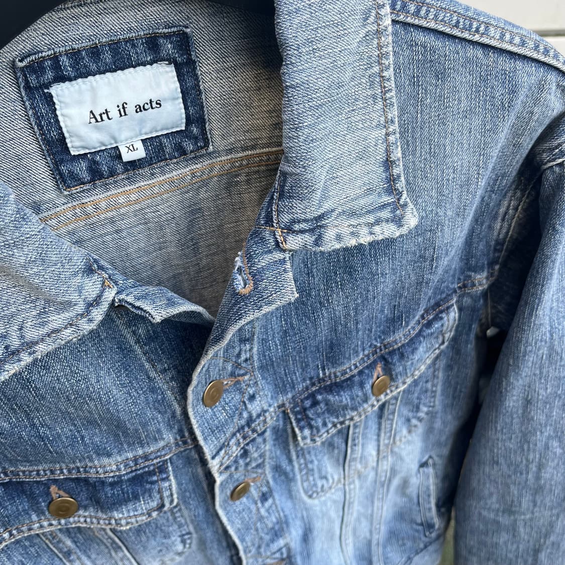 아트이프액츠 DENIM TRUCKER USED LIGHT(XL) 상품이미지3