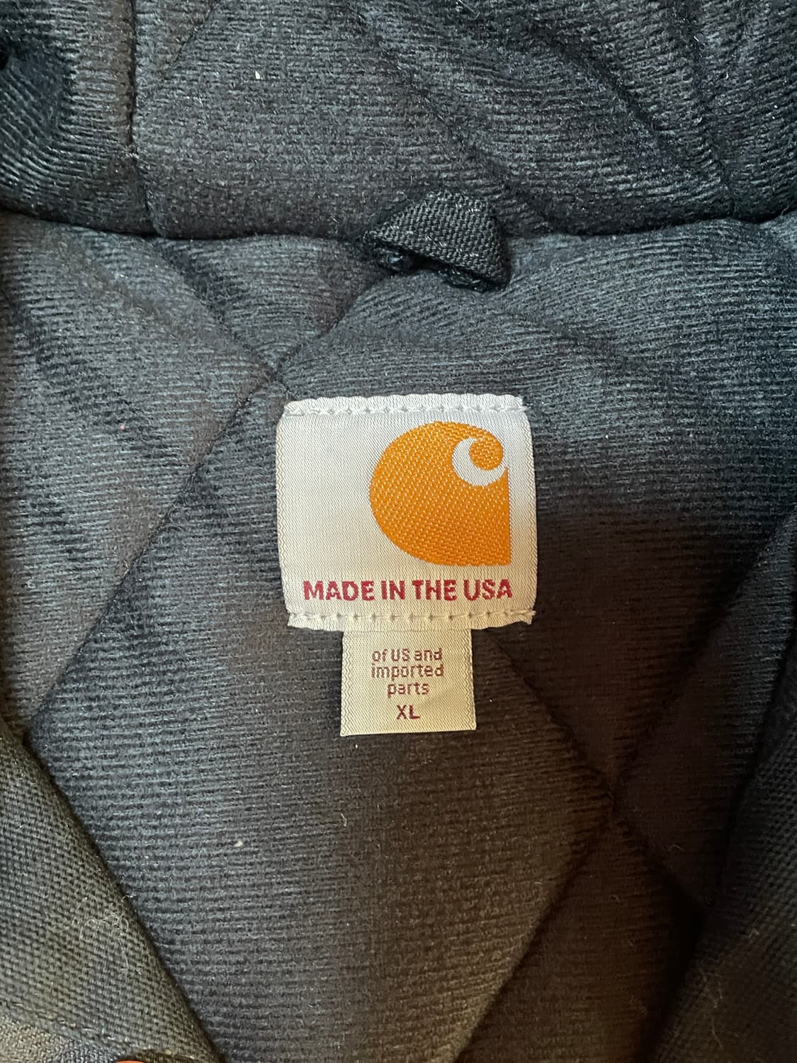 칼하트 후드집업 블랙(XL) 상품이미지3