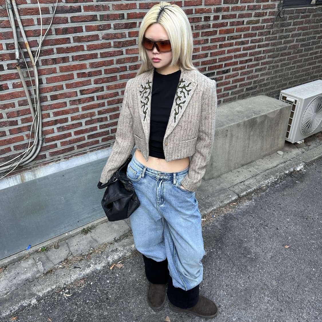 00s 겐조 크롭 블레이저 자켓 상품이미지7